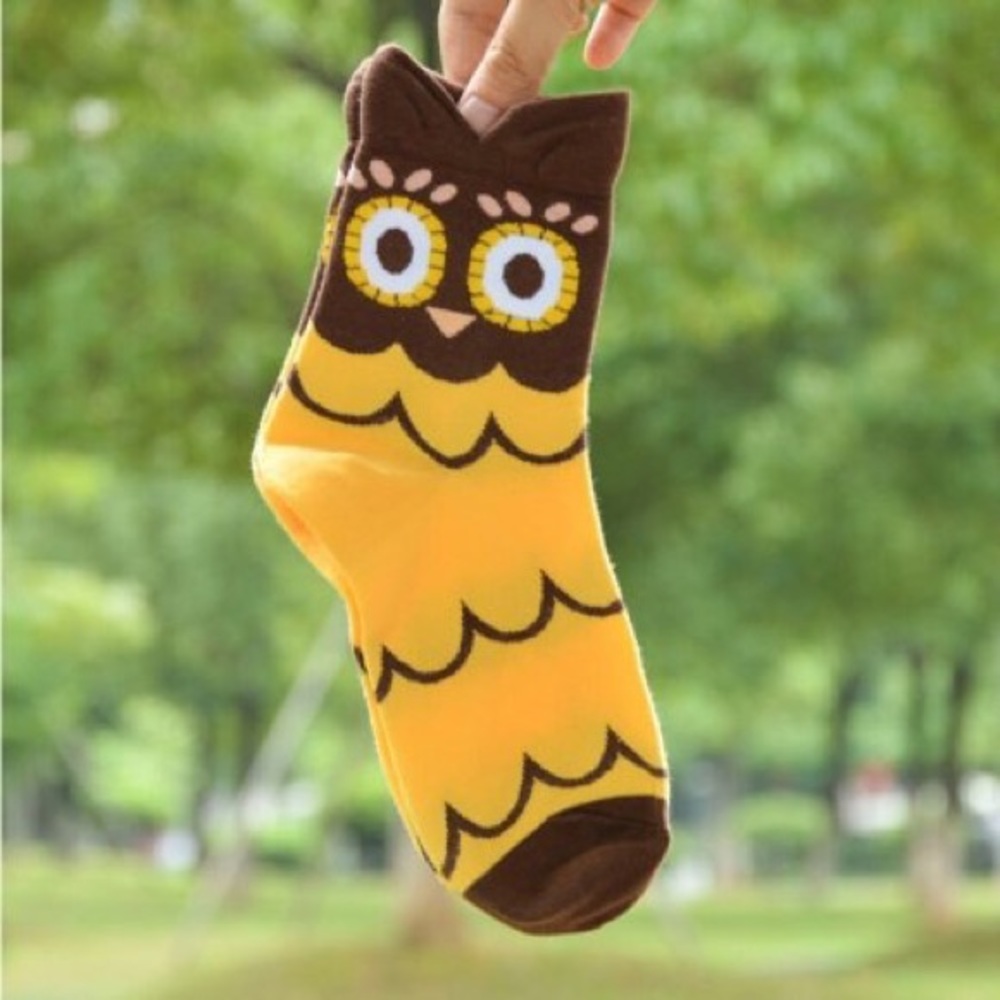 3 pair of super cute owl socks! - Picture 7 of 8