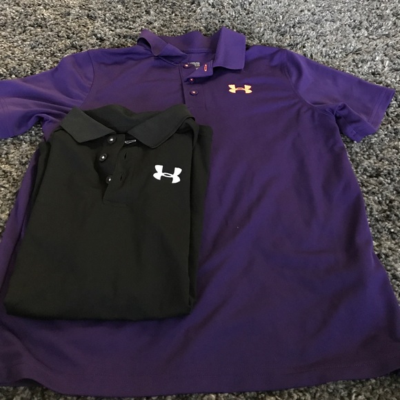 Under Armour Other - Lot of 2 Boys Heat Gear Polos Under Armour