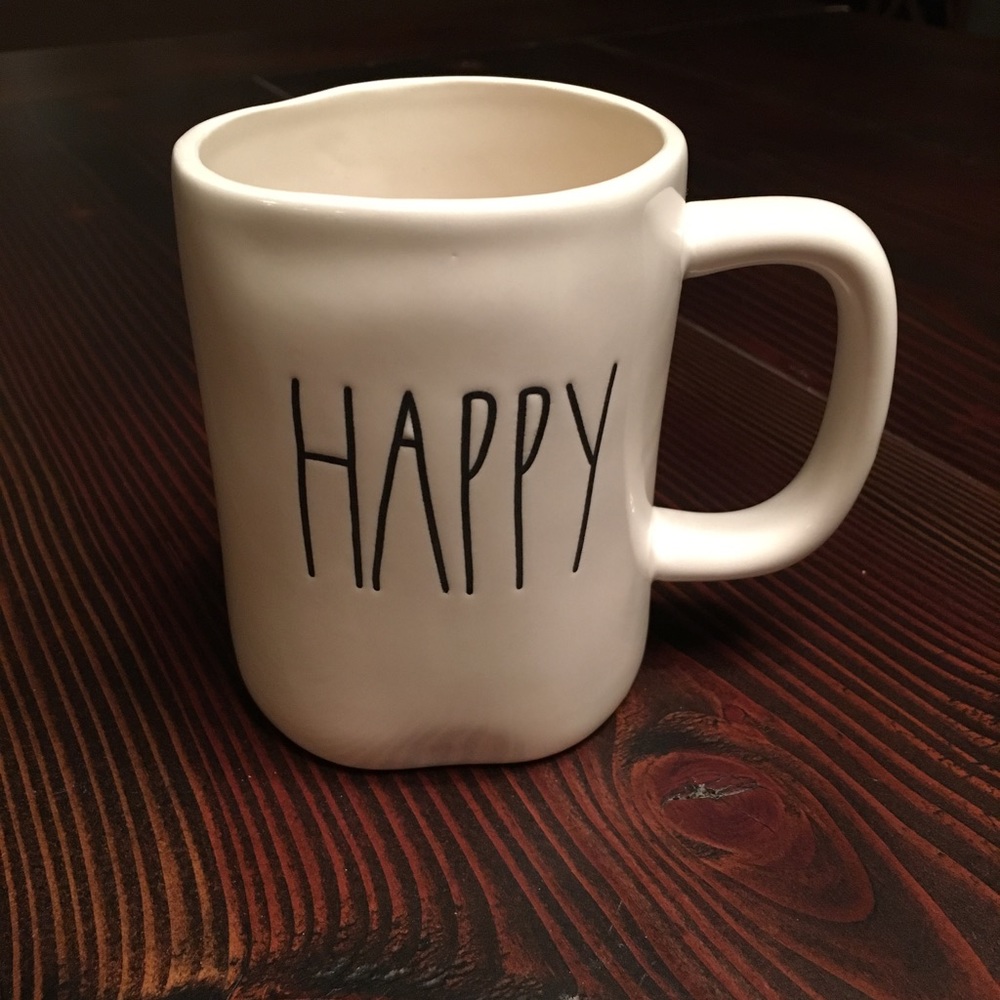 RAE DUNN "Happy" Mug