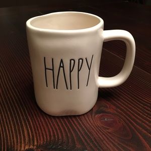 RAE DUNN "Happy" Mug