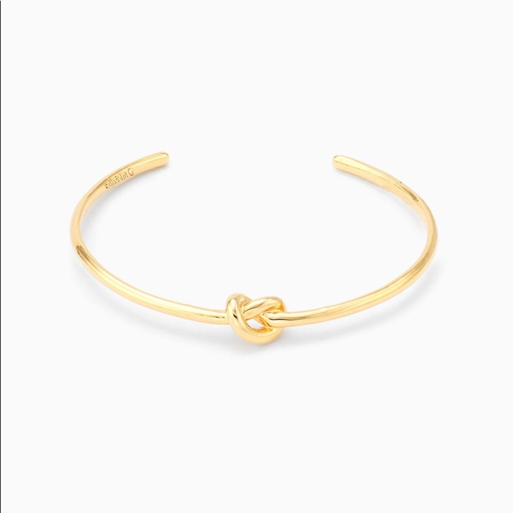 Gold Stella and Dot knot bracelet