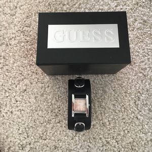 GUESS Genuine Leather Watch