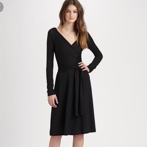 DKNY black wrap dress NWT sexy yet classic LBD