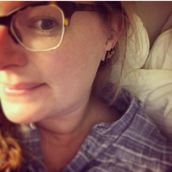 HOST PICK deer wood earrings Bambi deer boho - Picture 2 of 2