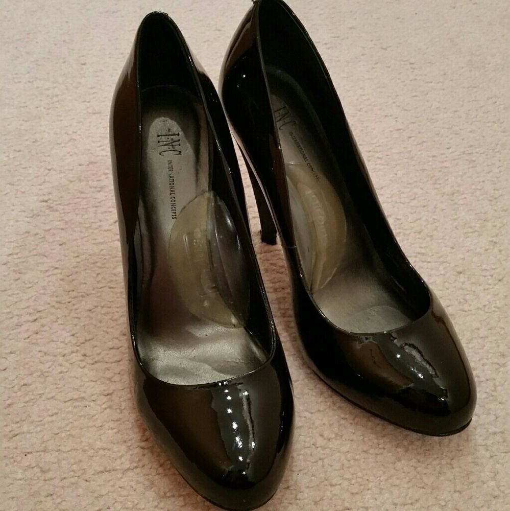 INC Melinda Patent Leather Heels
