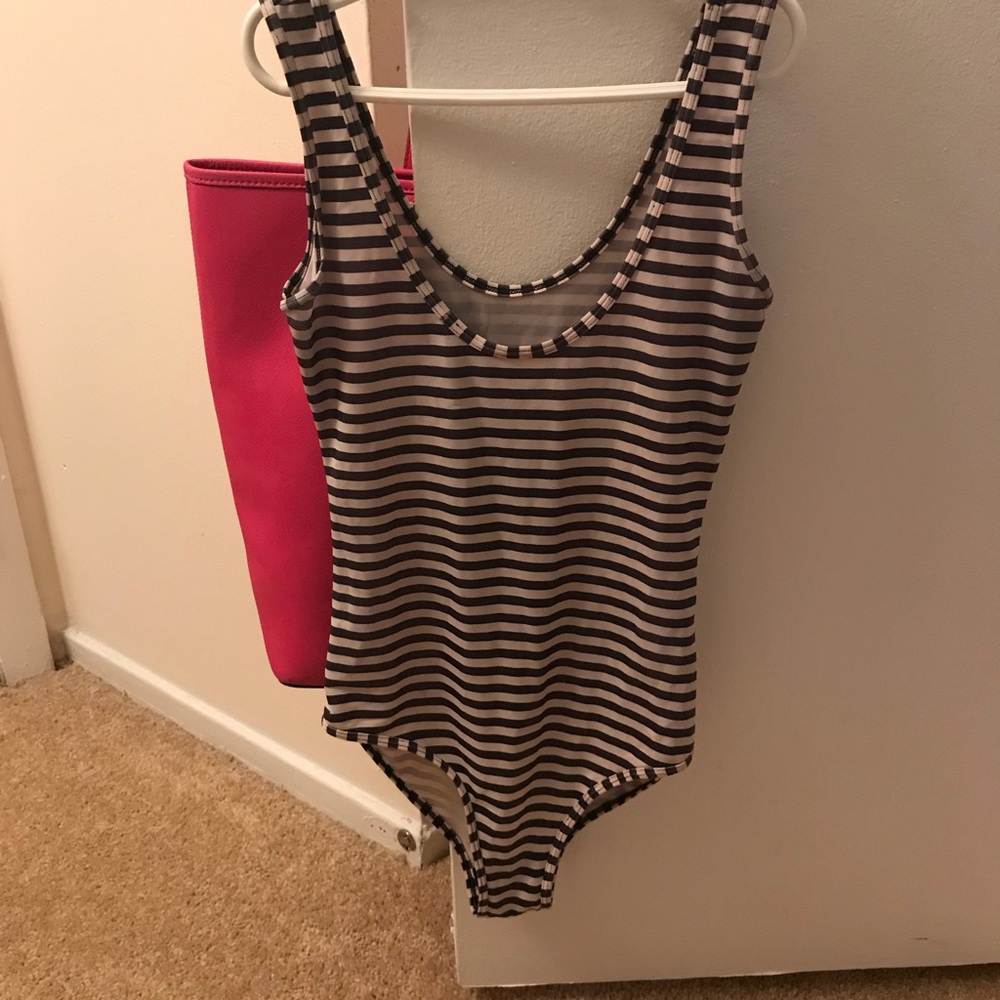 X-Small American Apparel Stripe BodySuit