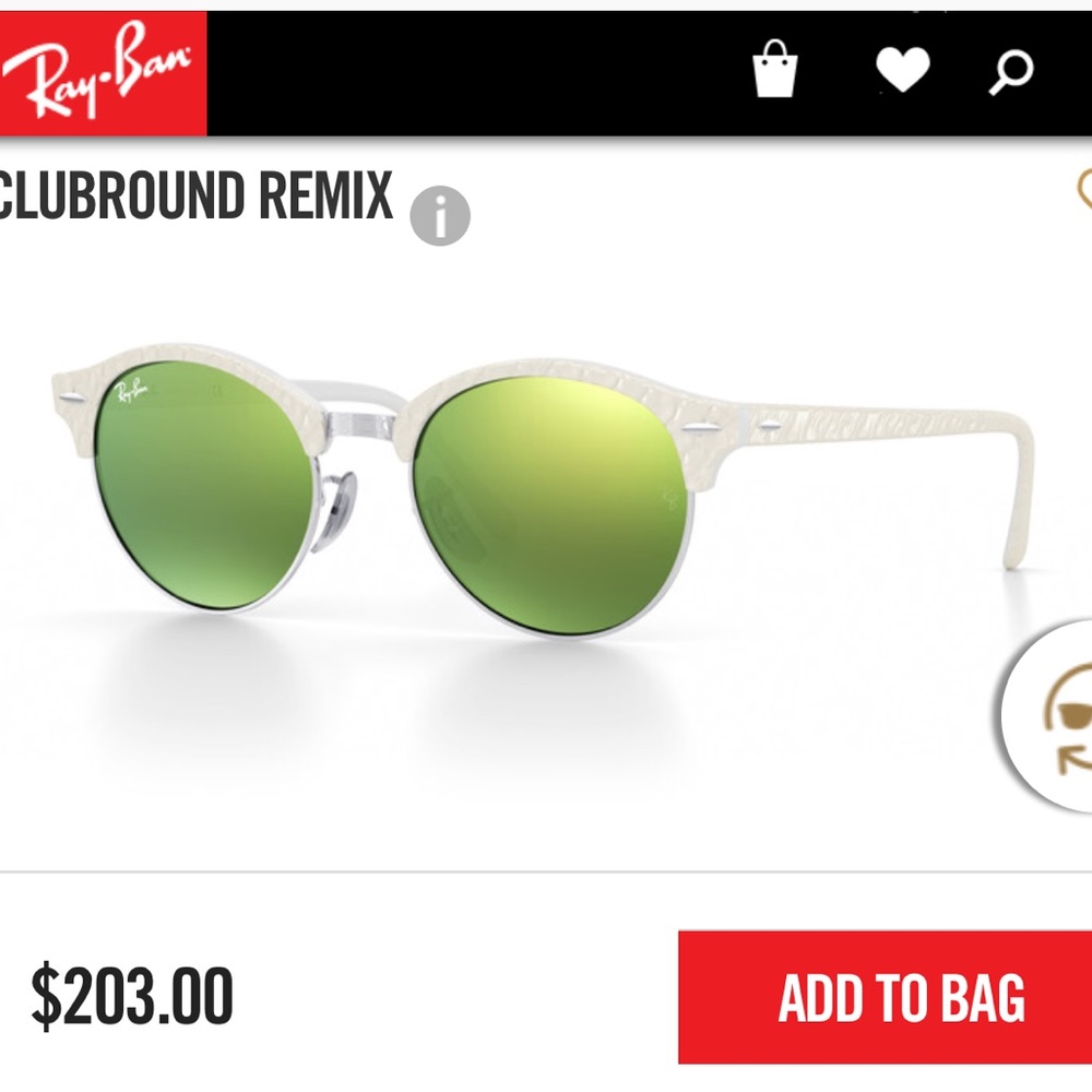 Custom ray bans, never worn.