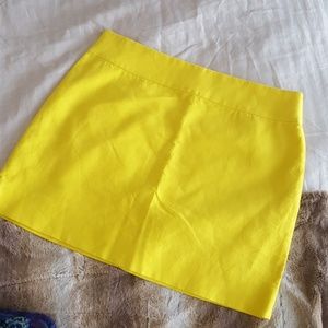 J. Crew Lemon Skirt