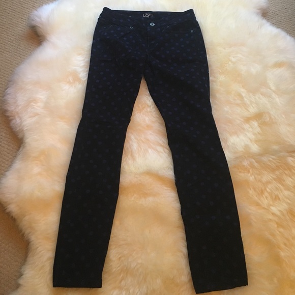 LOFT Polka Dot Skinny Jean - Picture 2 of 5