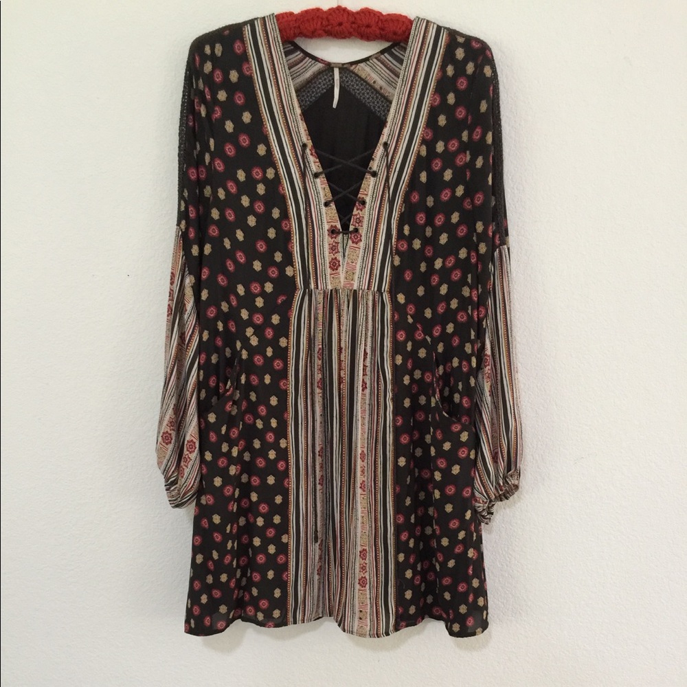 Free People lace up mini