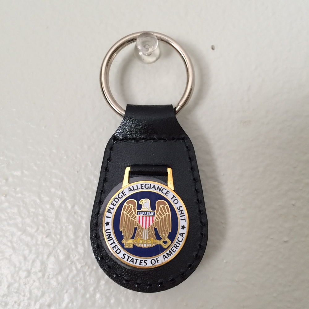 Supreme Pledge Allegiance Keyring