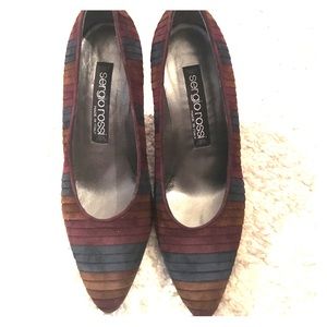 New size 36 tri-color suede Sergio Rossi pumps New size 36 tri-color suede Sergio Rossi pumps