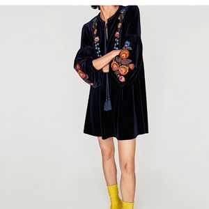 Zara Velvet dress