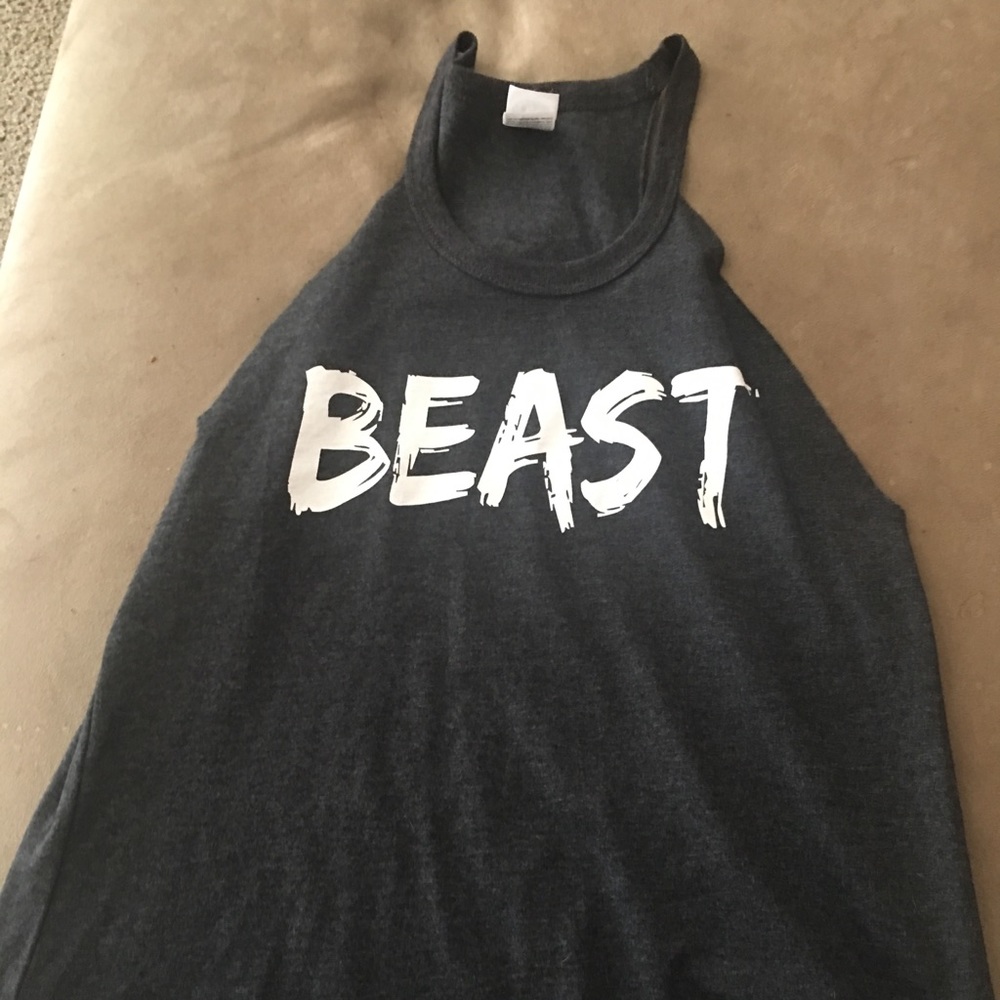 Beast tank top gym wear