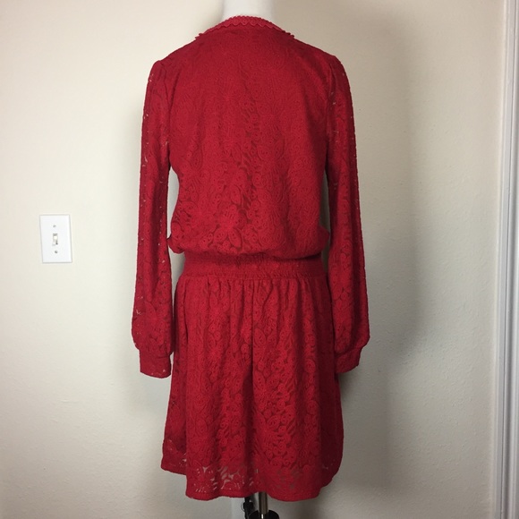 Anthropologie Leifnotes Field Day red dress small - Picture 6 of 8