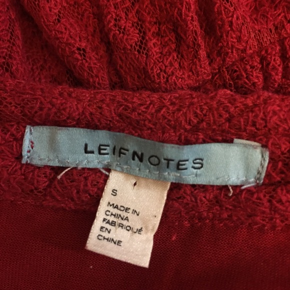 Anthropologie Leifnotes Field Day red dress small - Picture 8 of 8