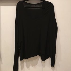Brandy Melville long-sleeve black top