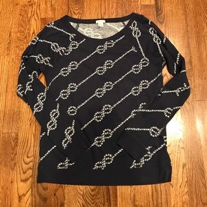 J Crew - knots long sleeve - small