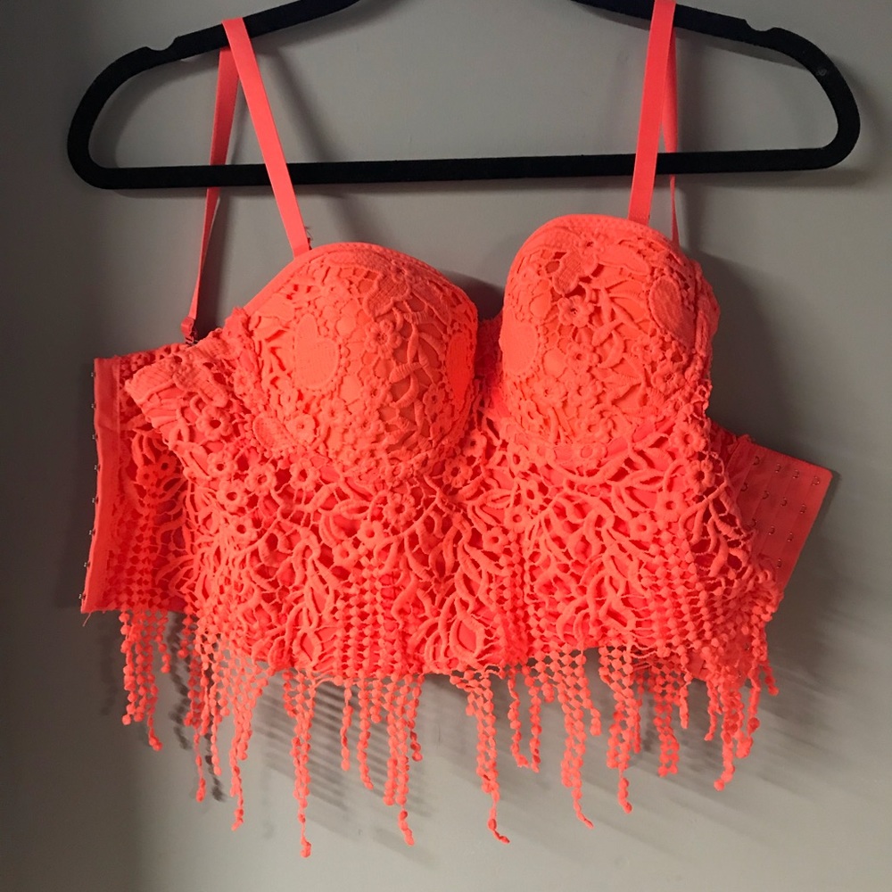 Hot pink crop