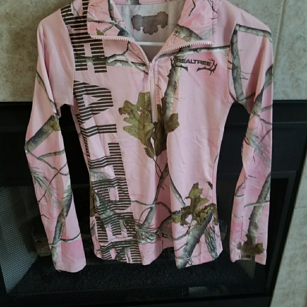 Pink Camo Long Sleeve Shirt