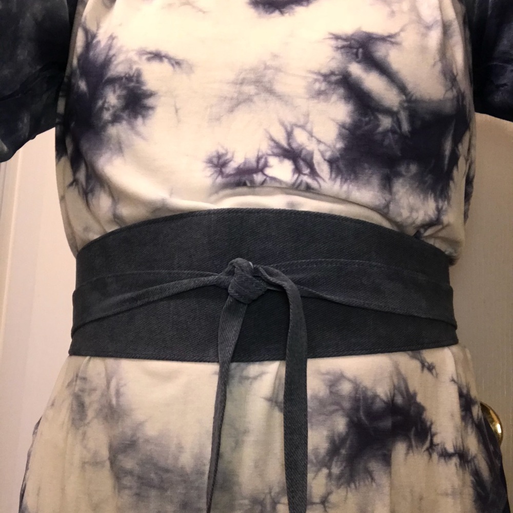 Wrap Around Blue Denim Belt New Condition