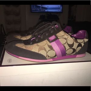 Authentic gently used Coach sneakers
