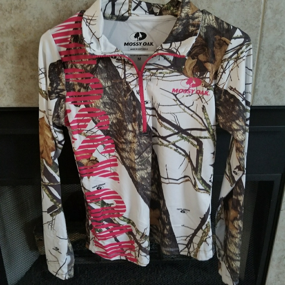 White Camo Long Sleeve Shirt
