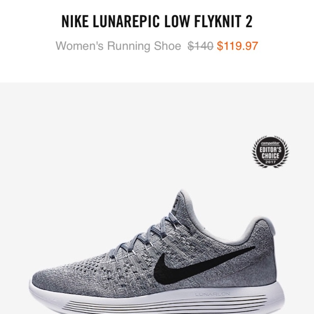 Nike lunarepic low flyknit 2