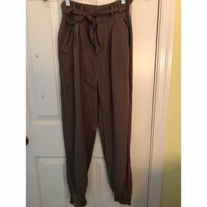 Elevenses Anthro Olive Green Joggers