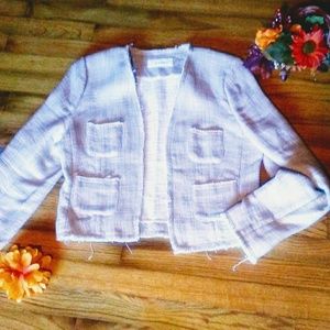 Calvin Klein Cream Blazer Sz 8