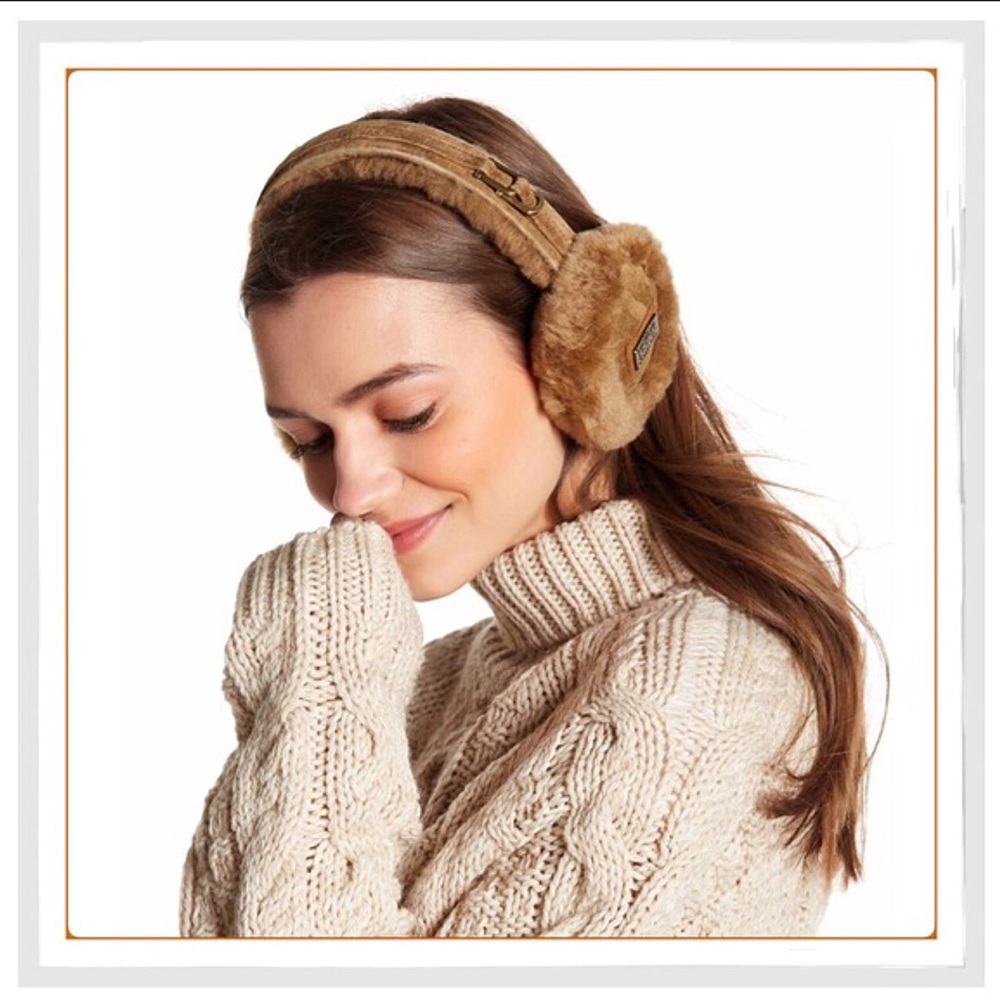 Australia Luxe Tobacco Sheepskin Earmuffs
