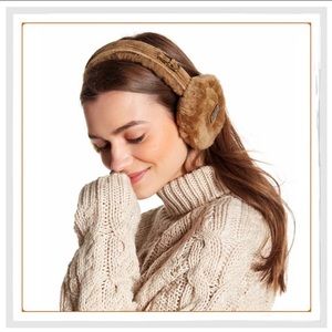 Australia Luxe Tobacco Sheepskin Earmuffs