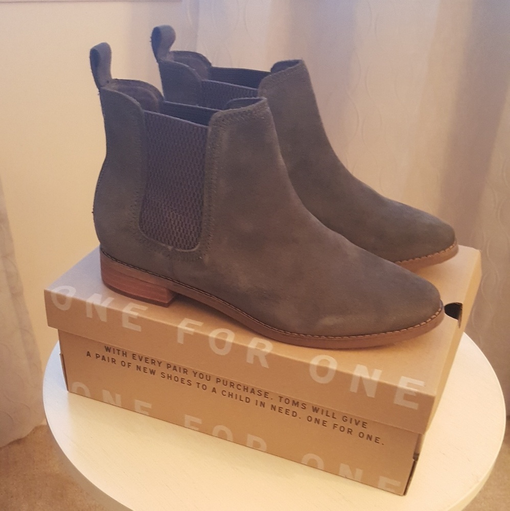 Toms Ella Booties Grey