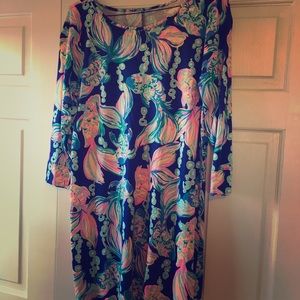 lilly pulitzer 3/4 sleeve dress