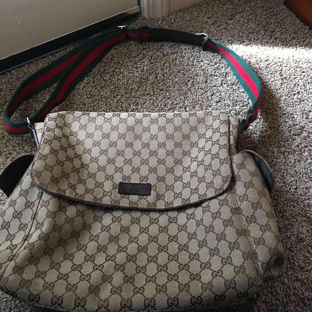 Gucci diaper bag