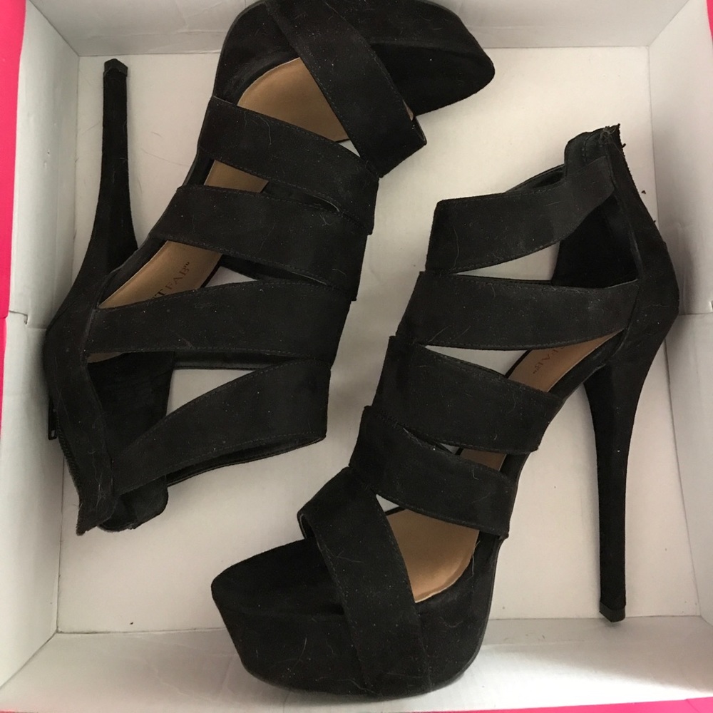 JustFab Seleste Black size 10