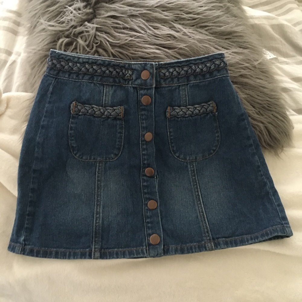 Kendall + Kylie Denim Skirt