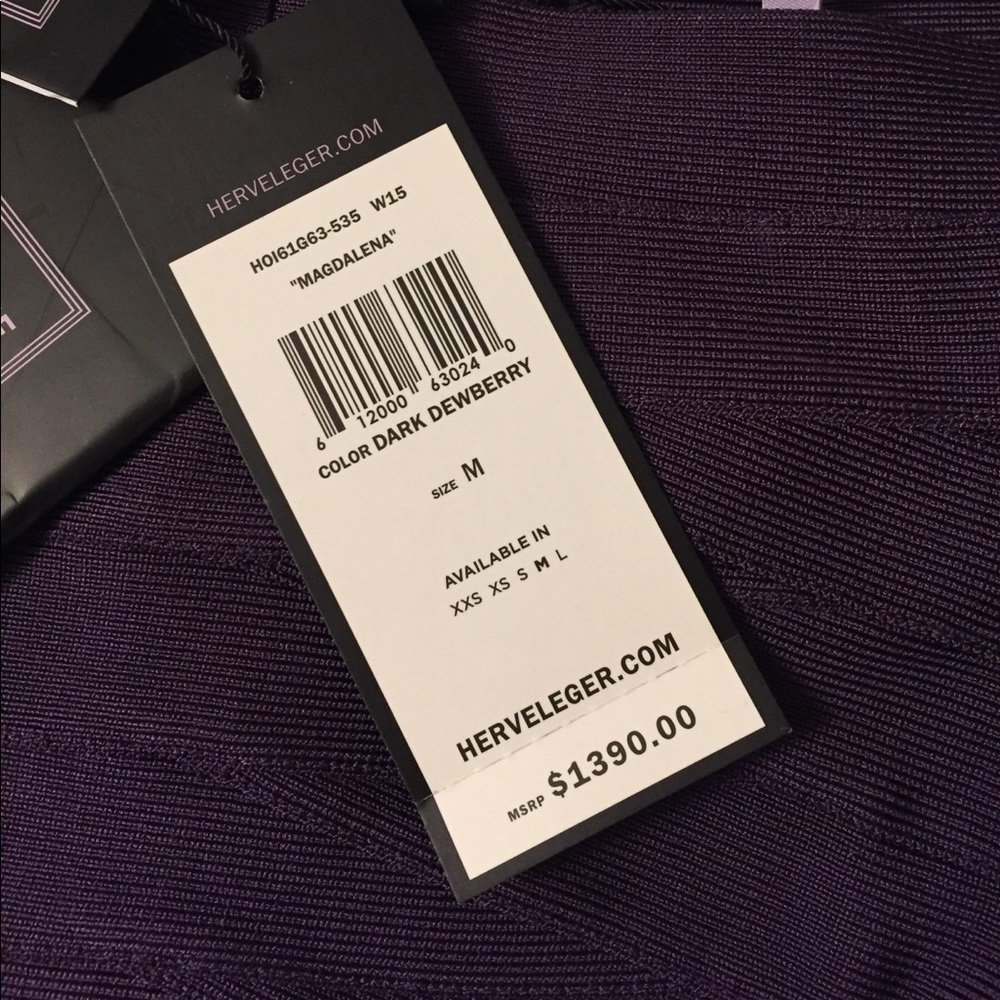 NWT Herve Leger bandage dress - Picture 6 of 6