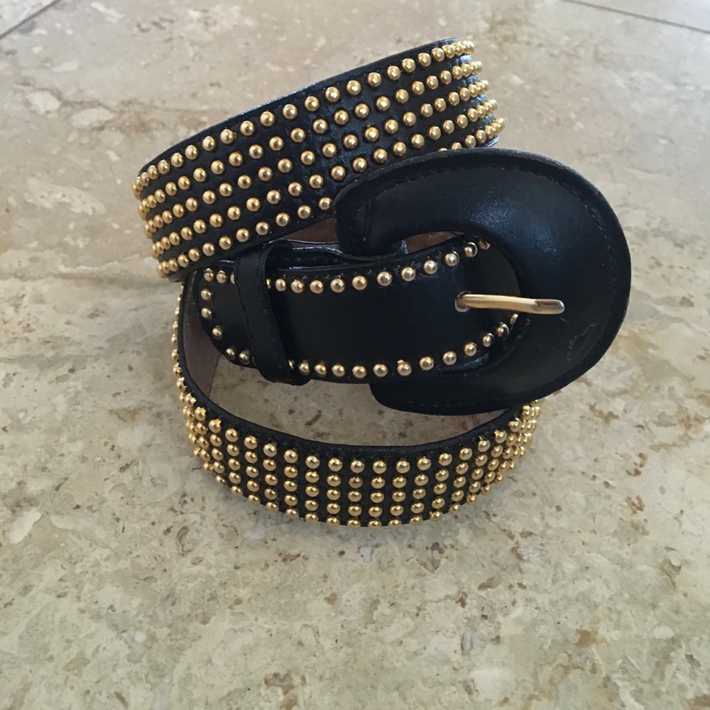 😎 studded leather belt