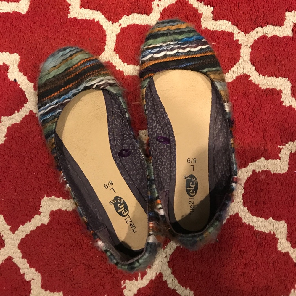 Colorful flats