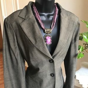 Anne Klein: Brown Blazer