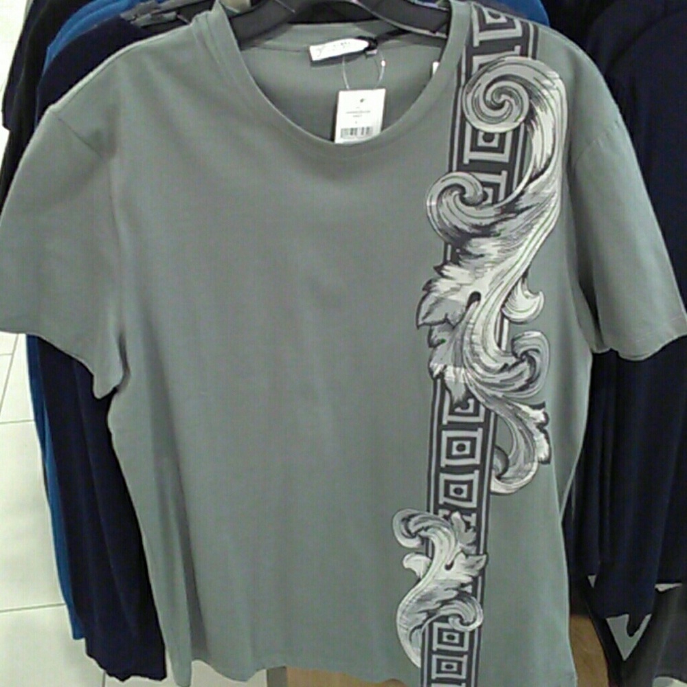 Versace grey t shirt