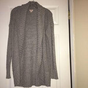 Grey cardigan