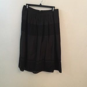 Madewell Black Skirt Size 6