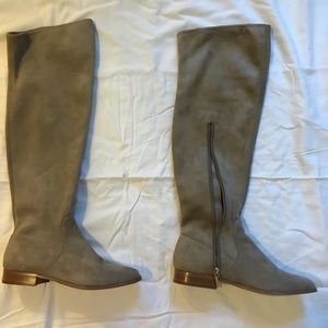 NWOT Calvin Klein Suede Knee High Boots