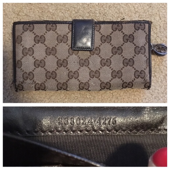Gucci Handbags - SALE✨GUCCI GG brown canvas wallet