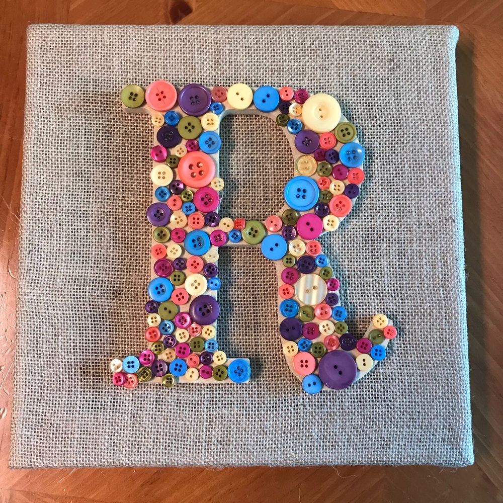 “R” wall decoration. Can be made in other letters!