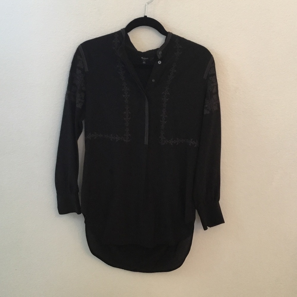 Madewell Silk Tunic Size S