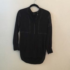 Madewell Silk Tunic Size S