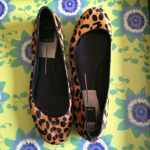 Leopard calf hair flats size 9.5 Dolce Vita